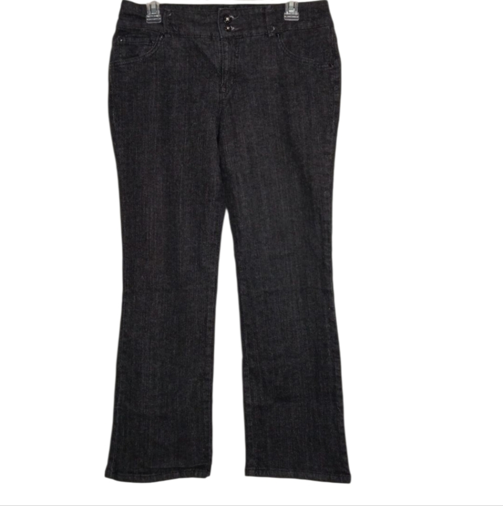 JEANSTAR Black Denim Jeans Sz 12P